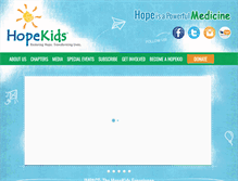 Tablet Screenshot of hopekids.org